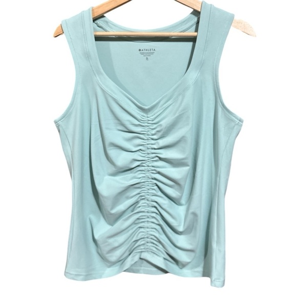 EUC - Athleta Cinch Tank - size XL - Reef Green - Picture 4 of 6